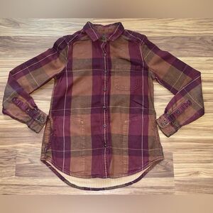 TOAD & CO Cairn Duofoid Long sleeve button down Shirt Size XS Organic Cotton